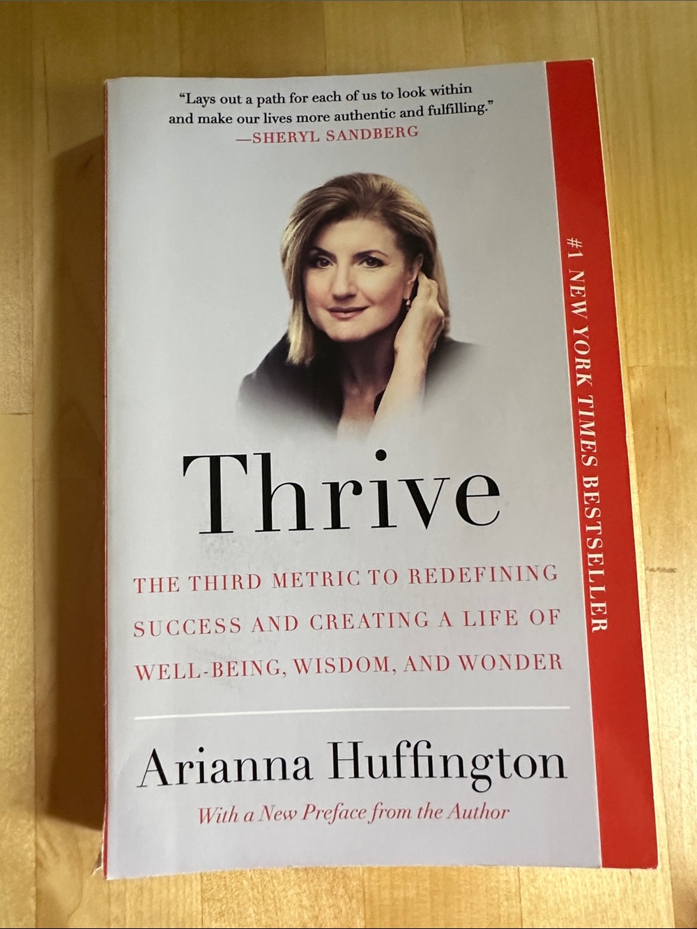 Thrive by Arianna Huffington Paperback Book